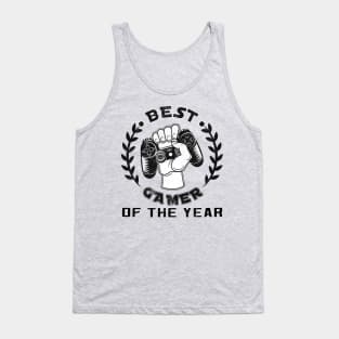 Best GAMER of the year Funny Gamer Boys Teens Tank Top